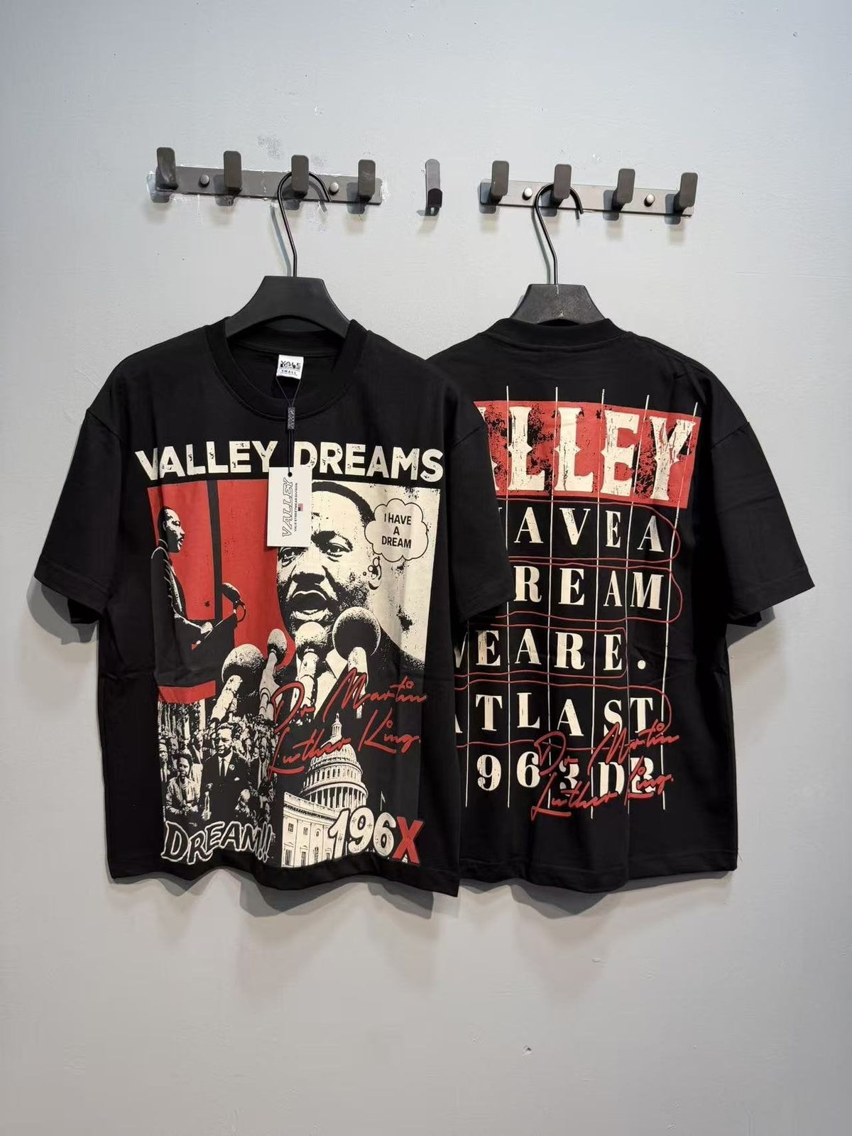 VALLEY I Have a Dream 1963 Graphic T-Shirt - Black