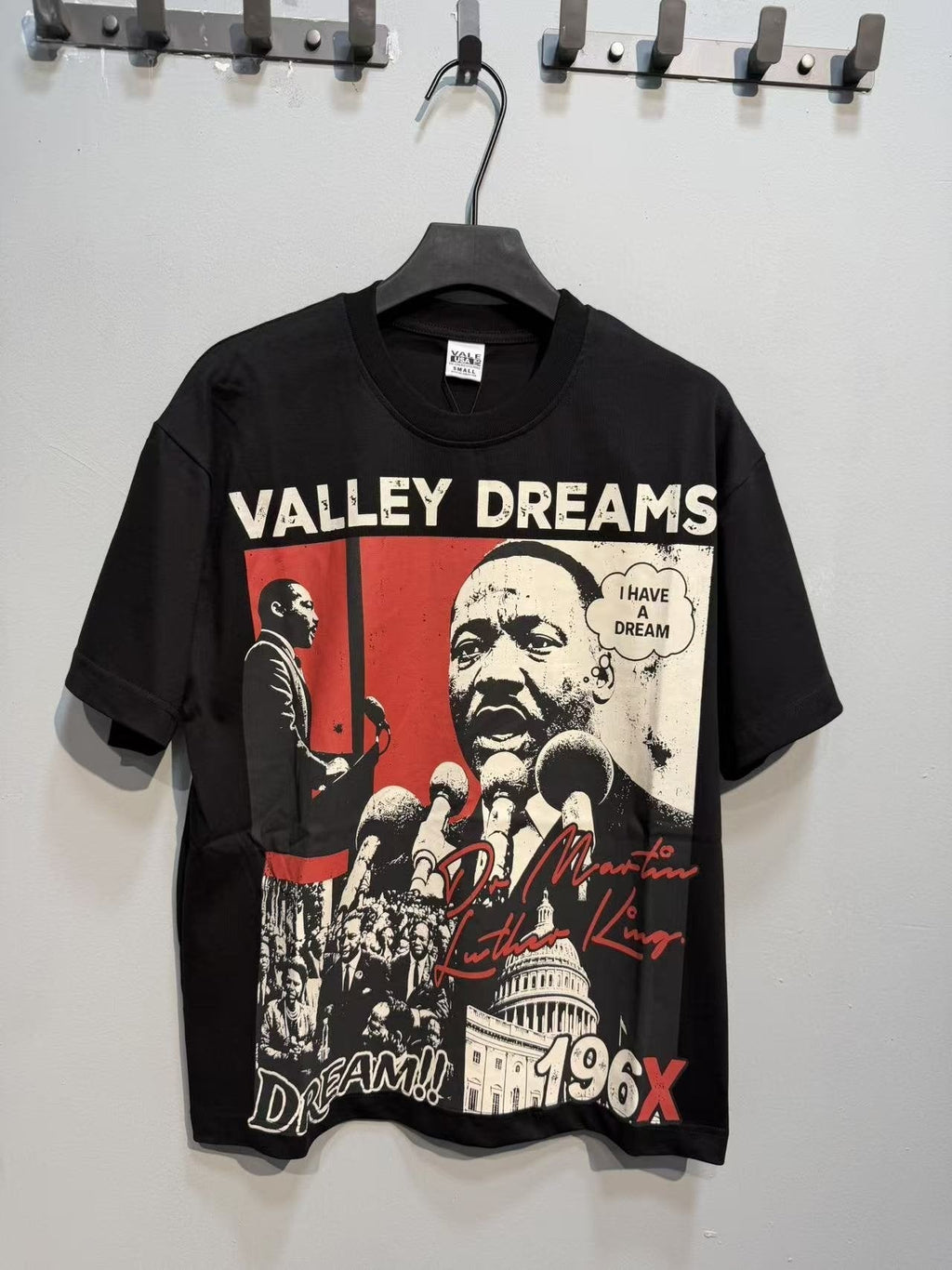 VALLEY I Have a Dream 1963 Graphic T-Shirt - Black