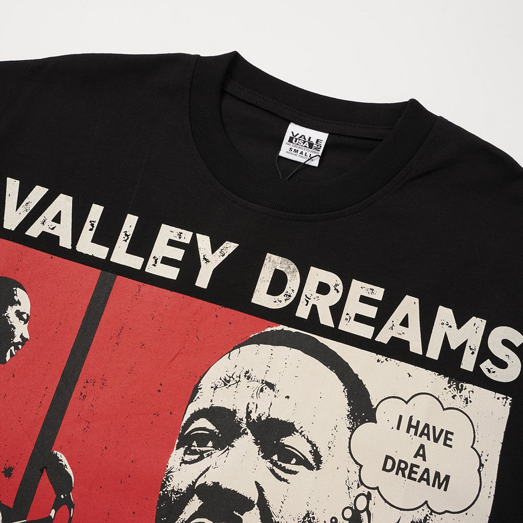 VALLEY I Have a Dream 1963 Graphic T-Shirt - Black