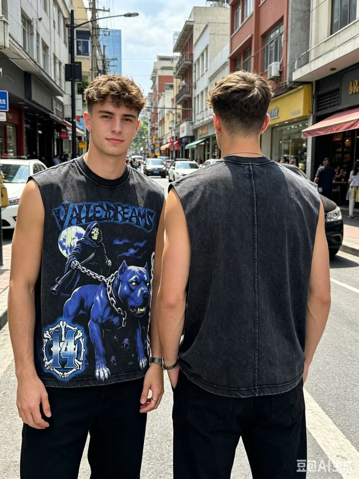 SAINT Valley Graphic Sleeveless T-Shirt