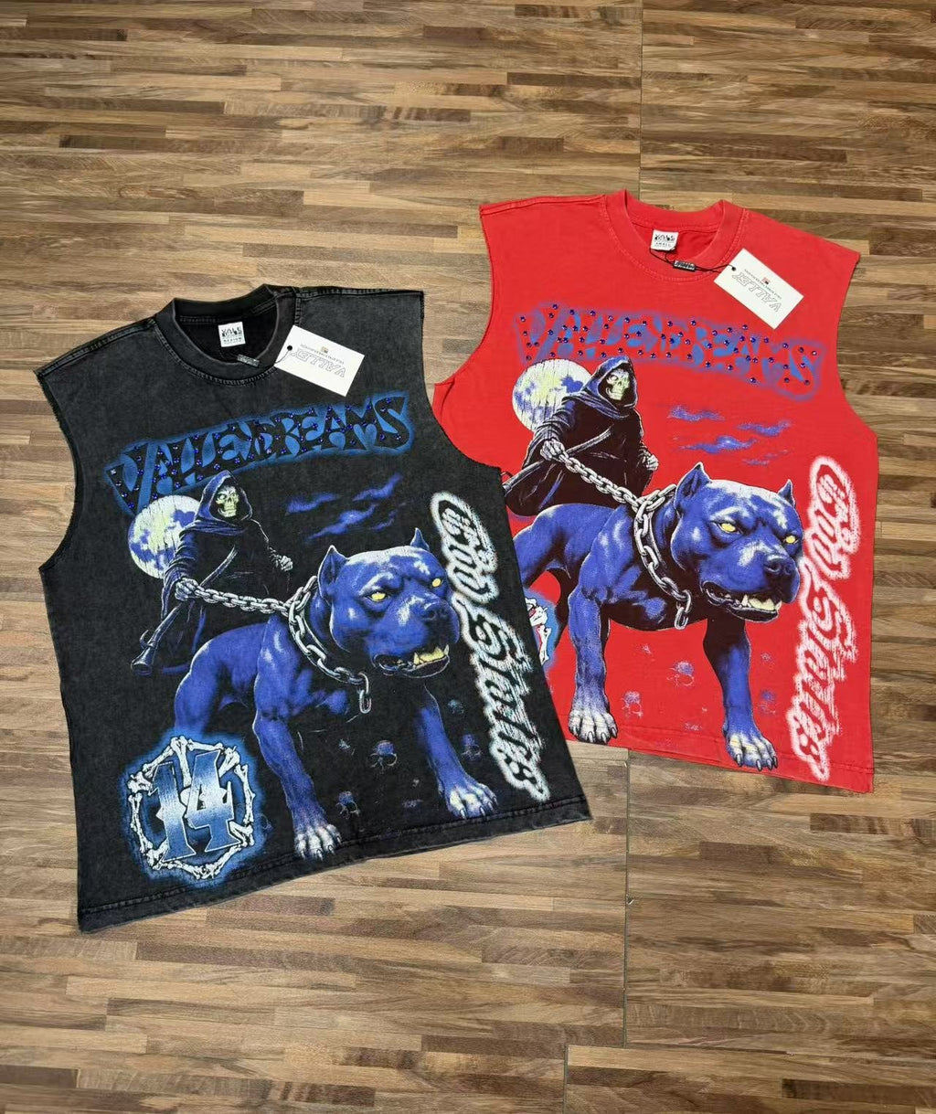 SAINT Valley Graphic Sleeveless T-Shirt