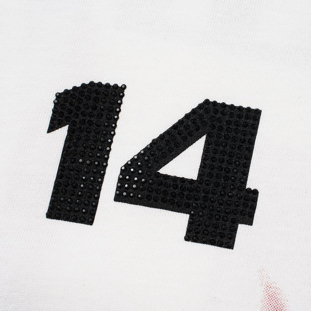 SAINT Rhinestone Number Graphic T-Shirt