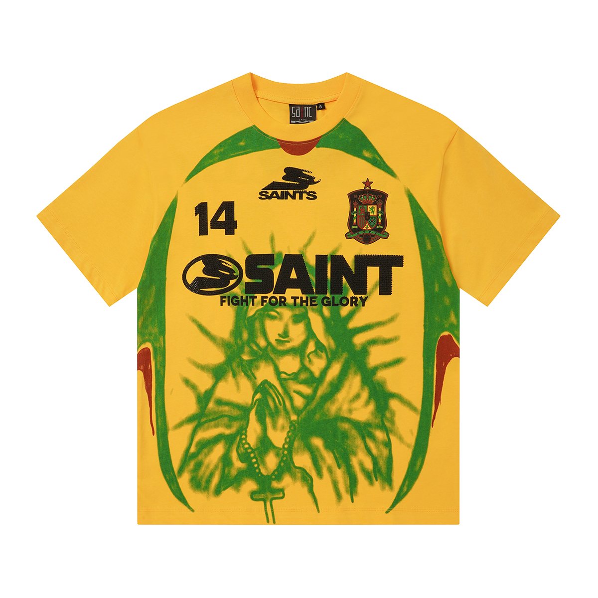 SAINT Rhinestone Number Graphic T-Shirt