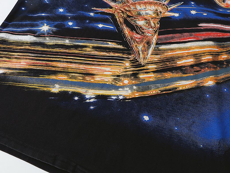 Godspeed Washed Black Front & Back Graphic T-Shirt