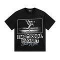 MIXED EMOTION Rhinestone-Style Graphic T-Shirt