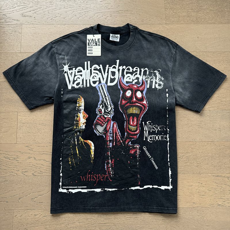 VALE USA Distressed Dreams Graphic T-Shirt
