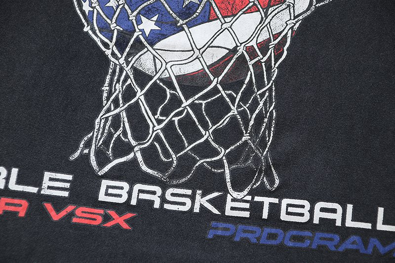 VALE USA Pure Bucket Basketball Graphic T-Shirt