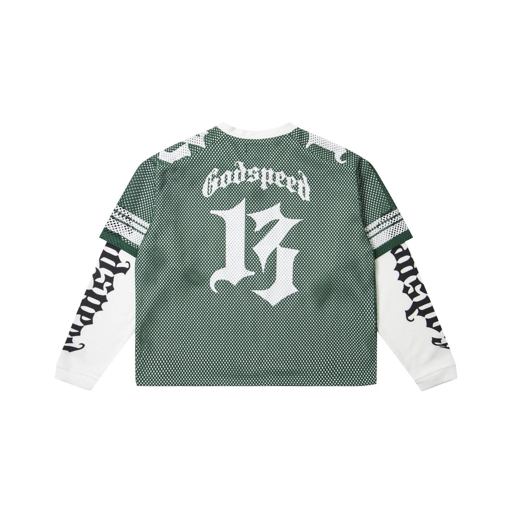 Godspeed Skull K-Back Mesh Long-Sleeve T-Shirt