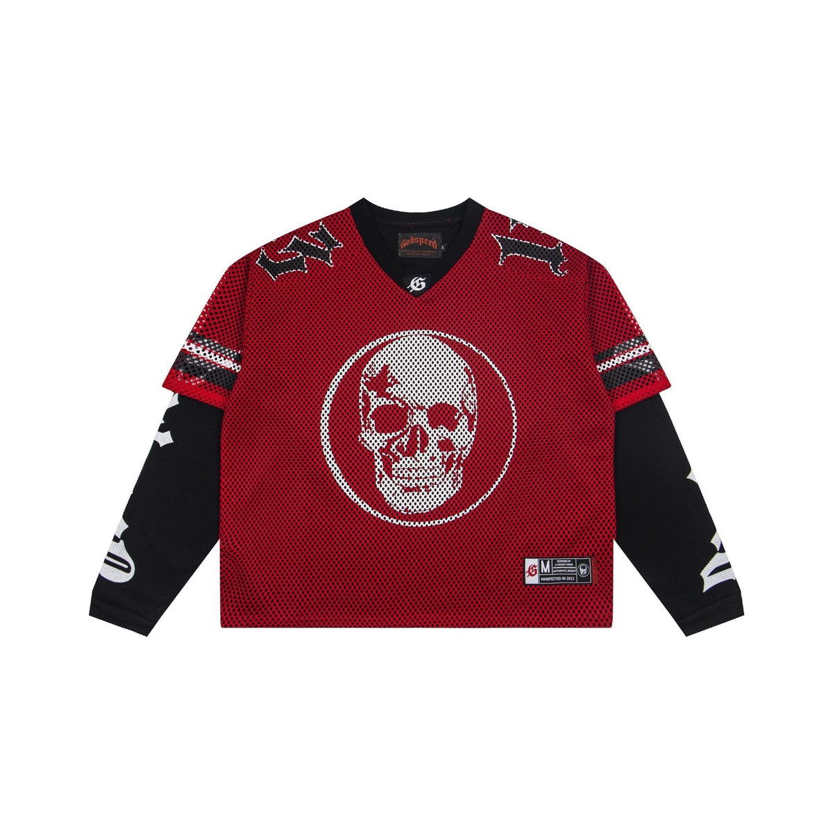 Godspeed Skull K-Back Mesh Long-Sleeve T-Shirt