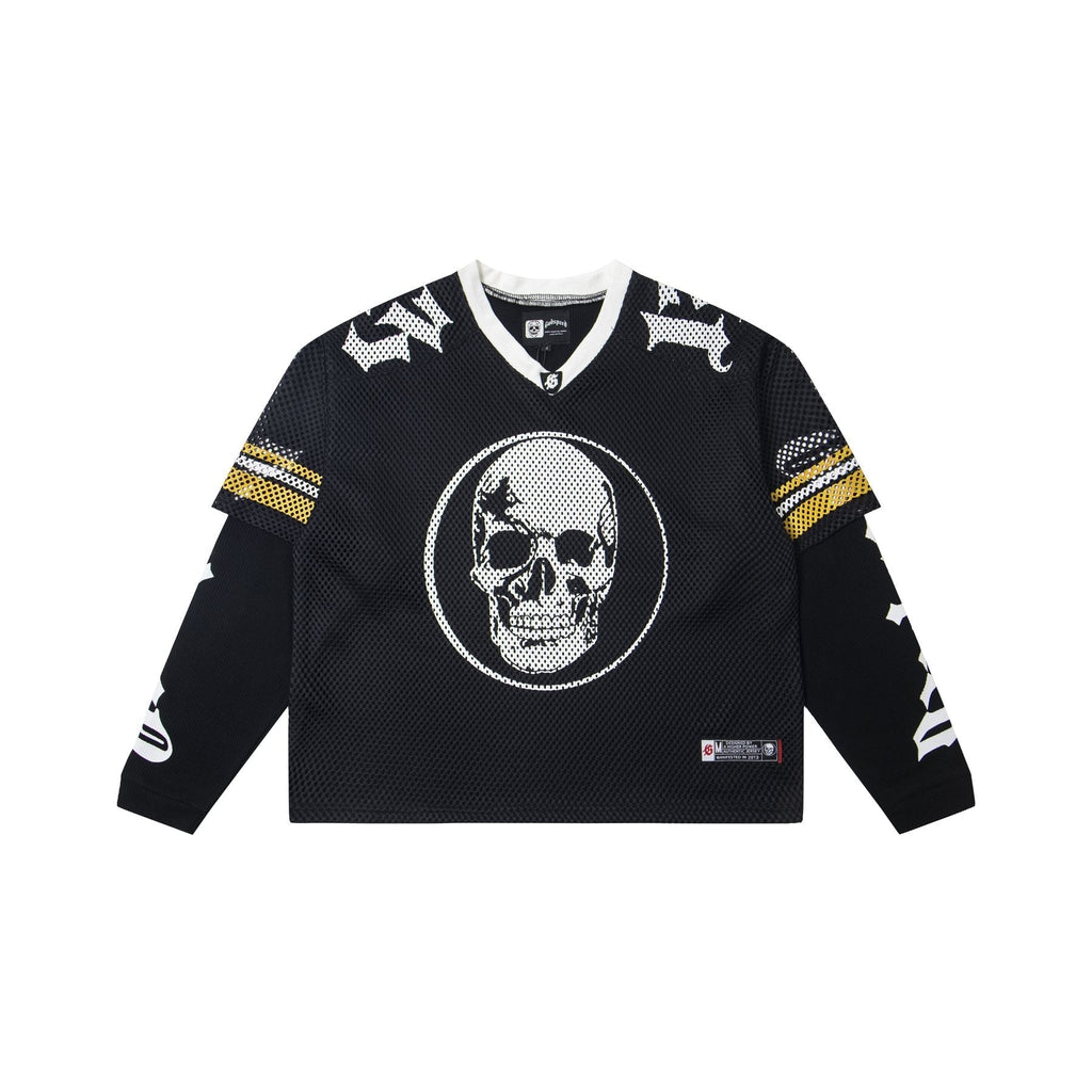 Godspeed Skull K-Back Mesh Long-Sleeve T-Shirt