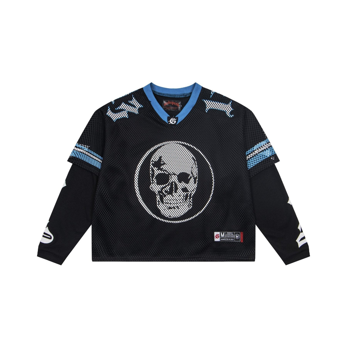 Godspeed Skull Mesh Jersey Long-Sleeve T-Shirt