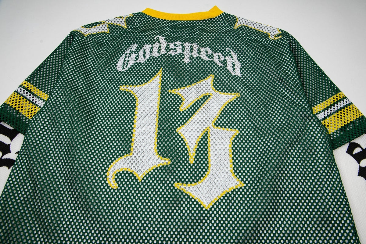 Godspeed Skull Mesh Jersey Long-Sleeve T-Shirt
