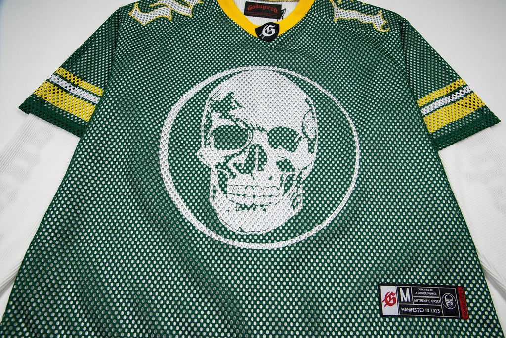 Godspeed Skull Mesh Jersey Long-Sleeve T-Shirt
