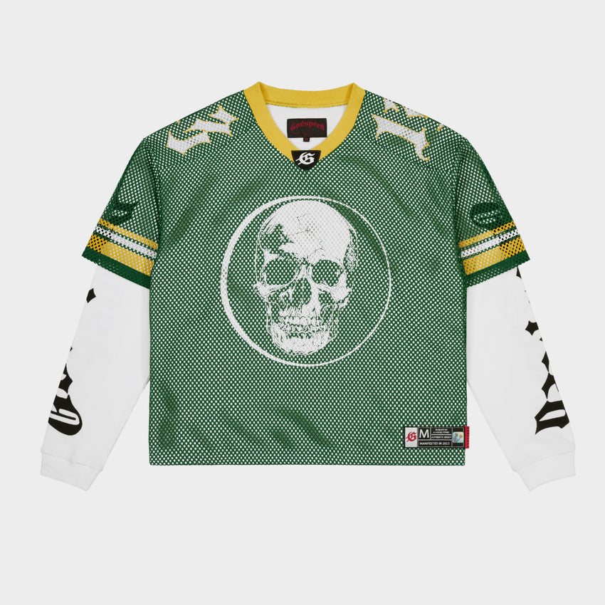 Godspeed Skull Mesh Jersey Long-Sleeve T-Shirt