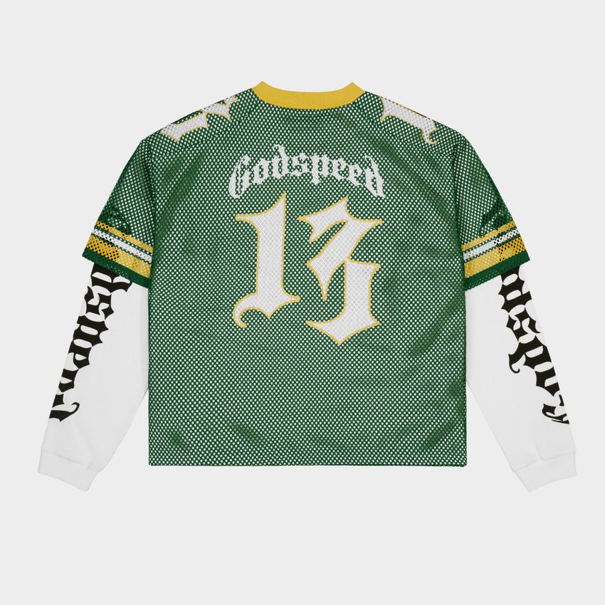 Godspeed Skull Mesh Jersey Long-Sleeve T-Shirt