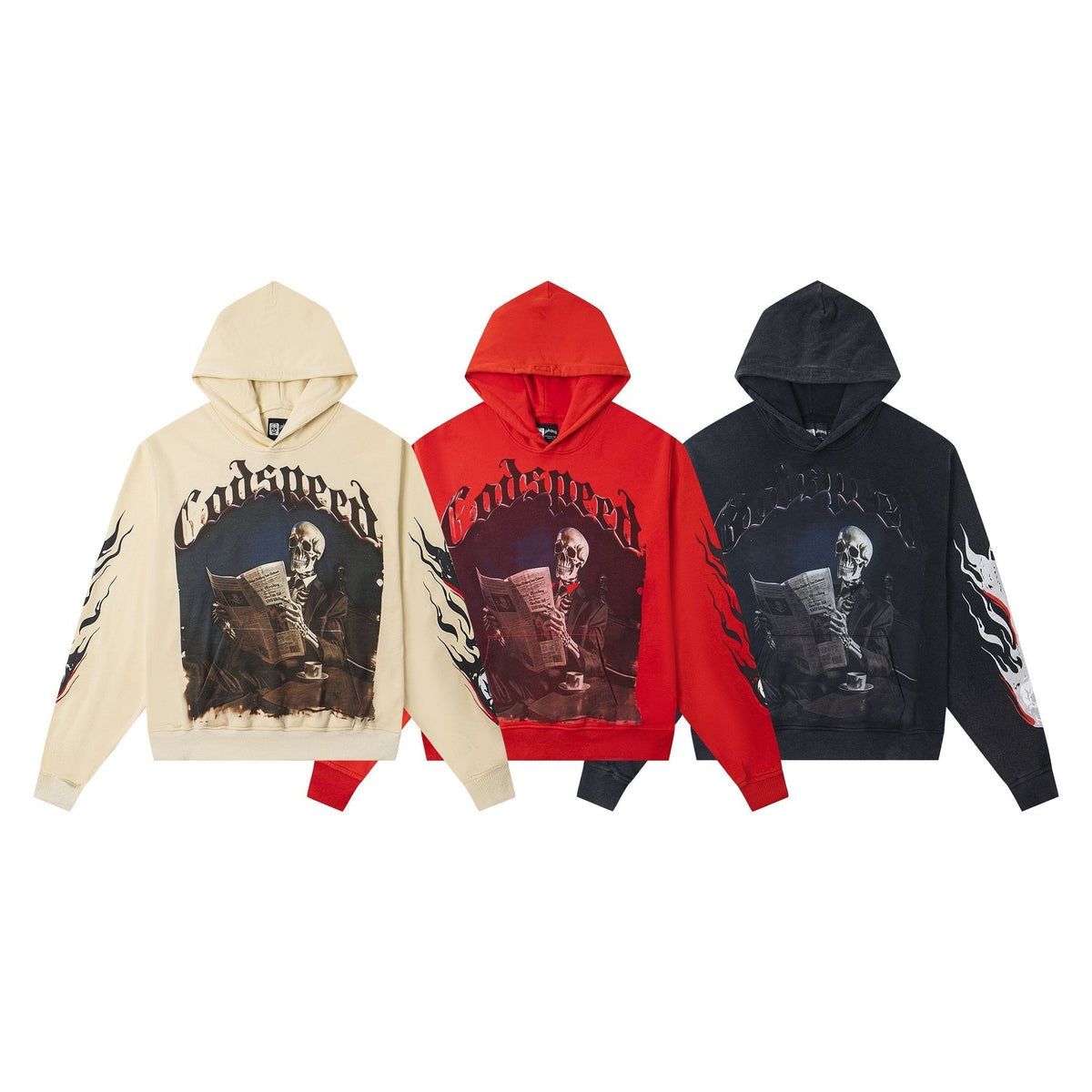 Godspeed Black Monday Skeleton Graphic Hoodie