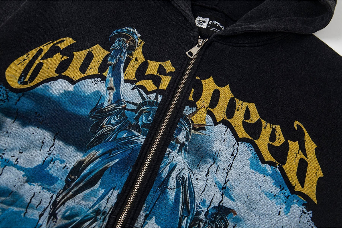 Godspeed Graphic Zip Hoodie
