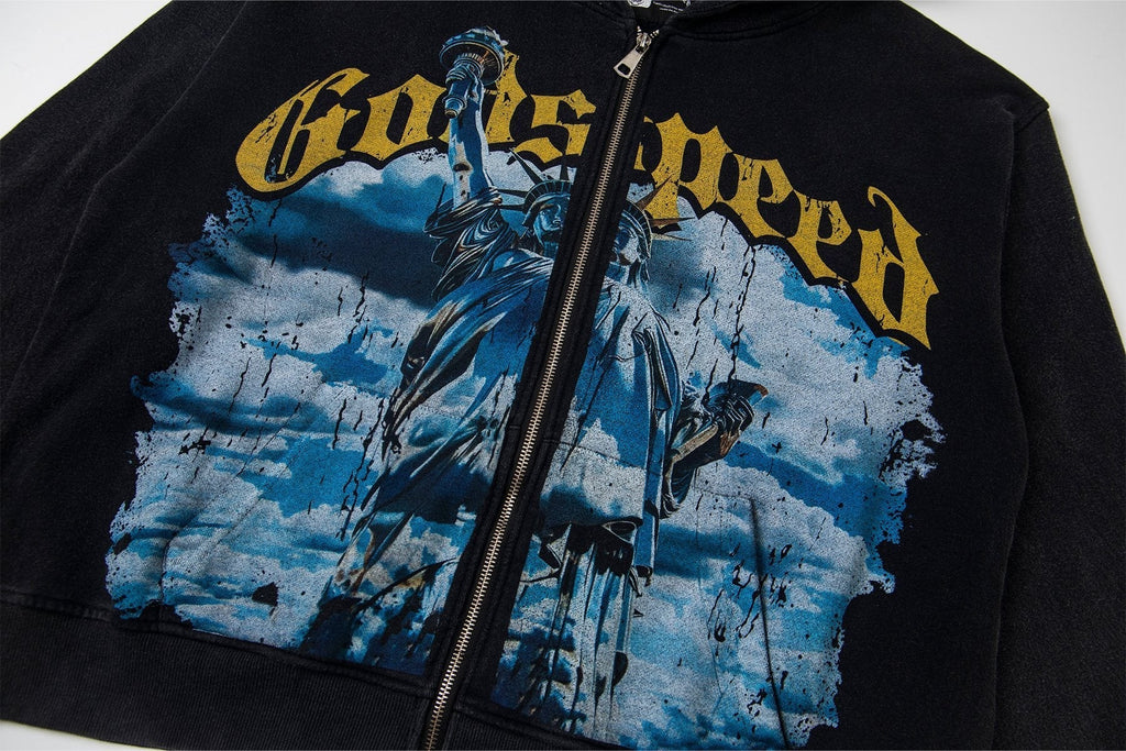 Godspeed Graphic Zip Hoodie