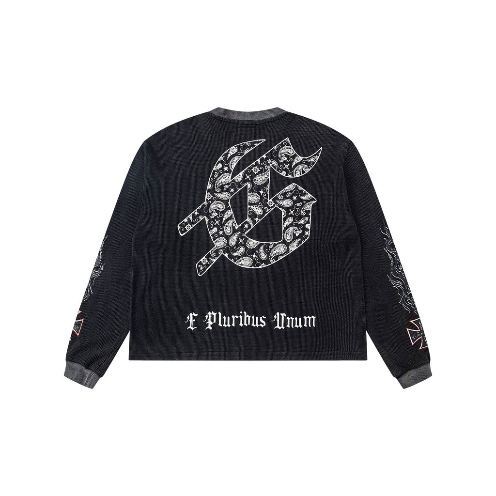Godspeed Hollywood Graphic Waffle Long-Sleeve T-Shirt