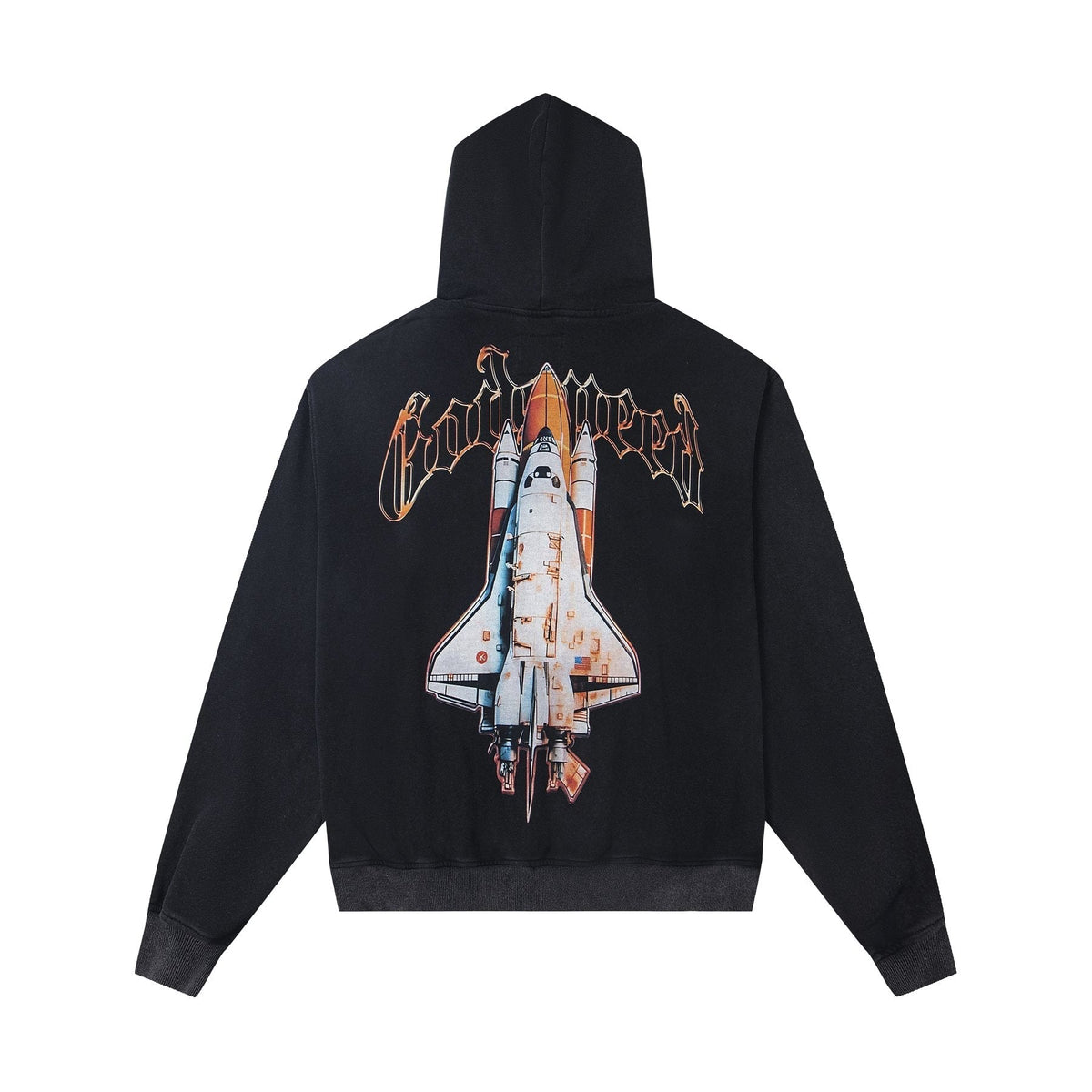Godspeed Astronaut Shuttle Graphic Hoodie