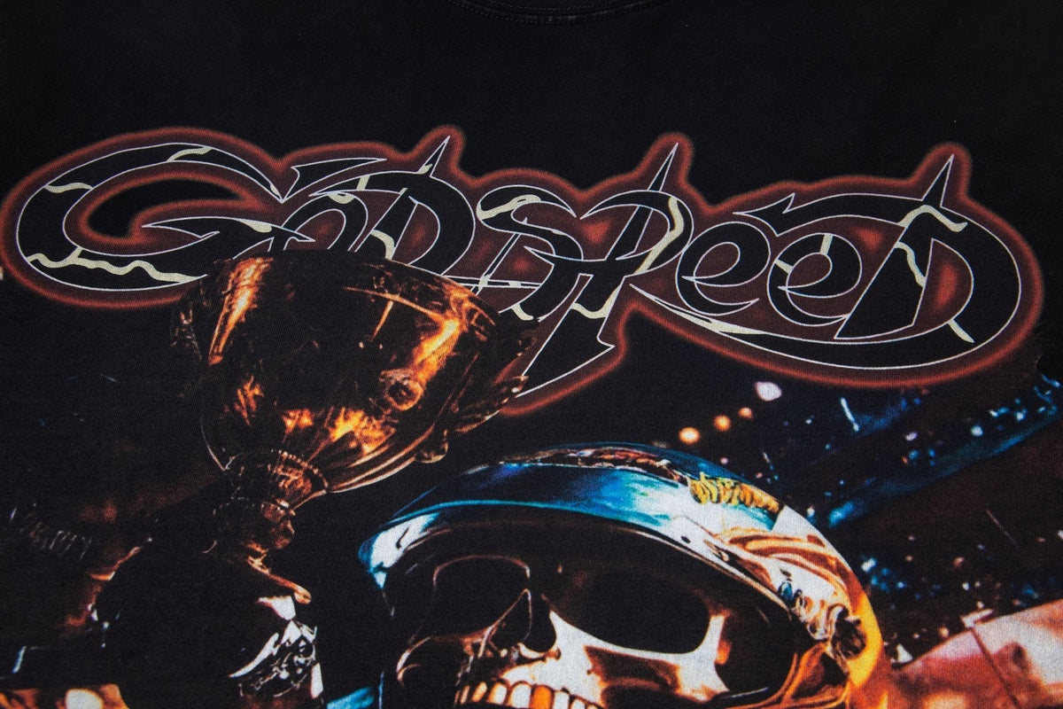 Godspeed Out of Many, One Skull Graphic T-Shirt