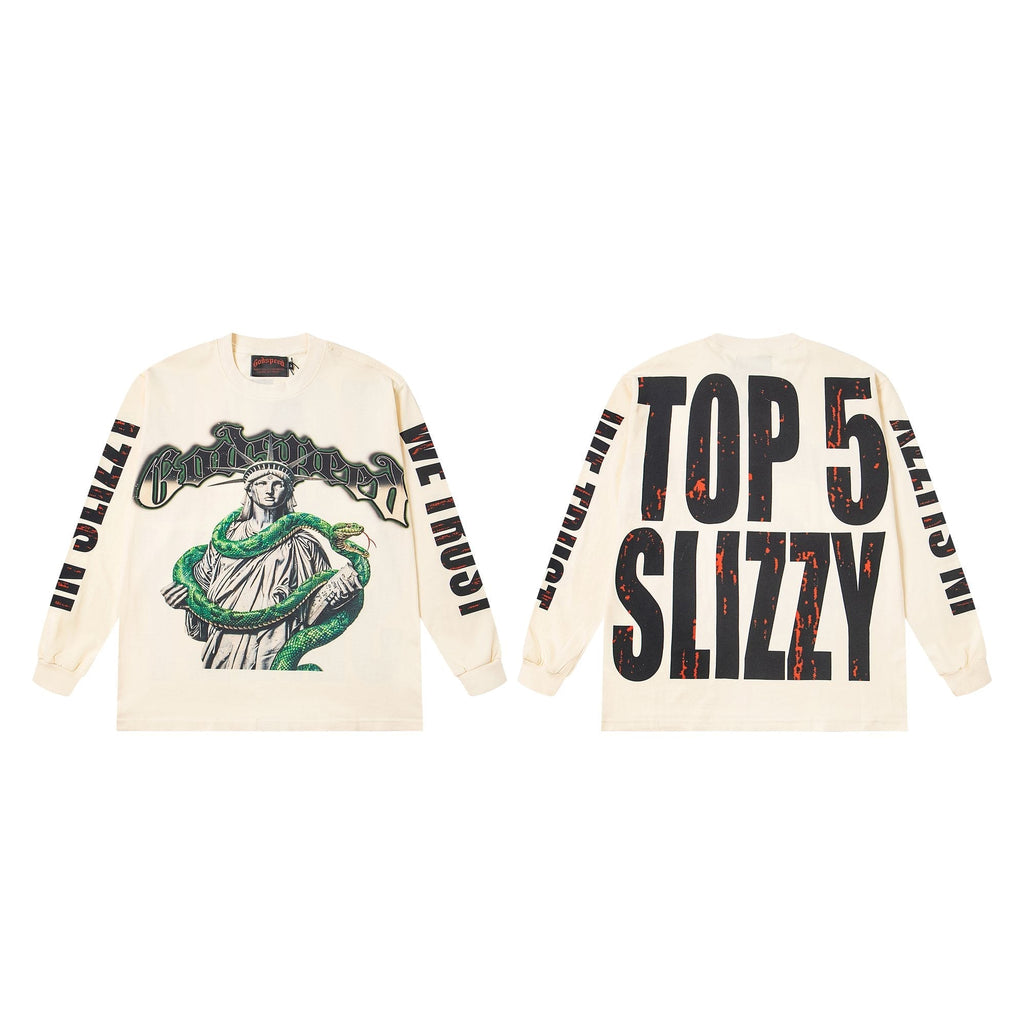 Godspeed Top 5 Slizzy Statue Snake Long-Sleeve T-Shirt