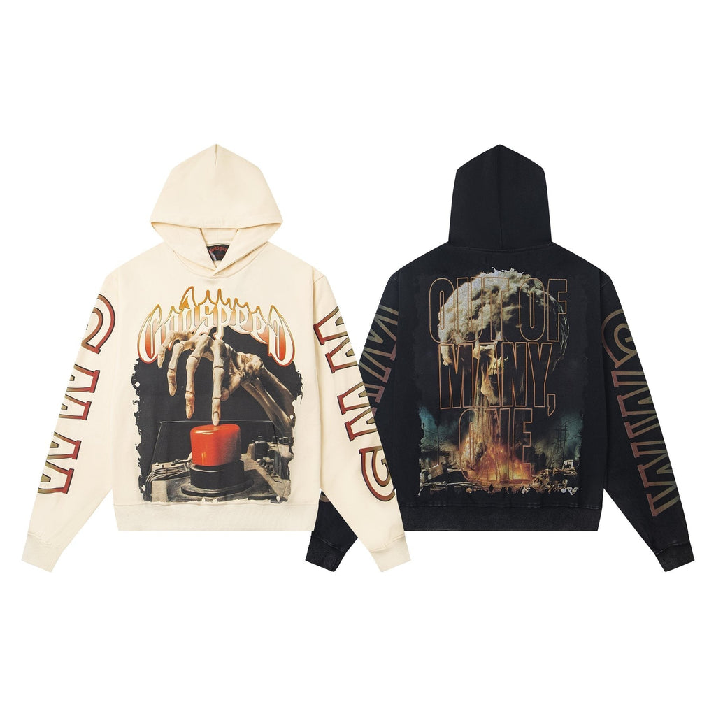 Godspeed Skeleton Hand Graphic Hoodie