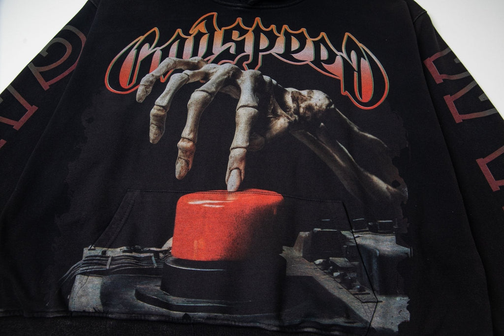 Godspeed Skeleton Hand Graphic Hoodie