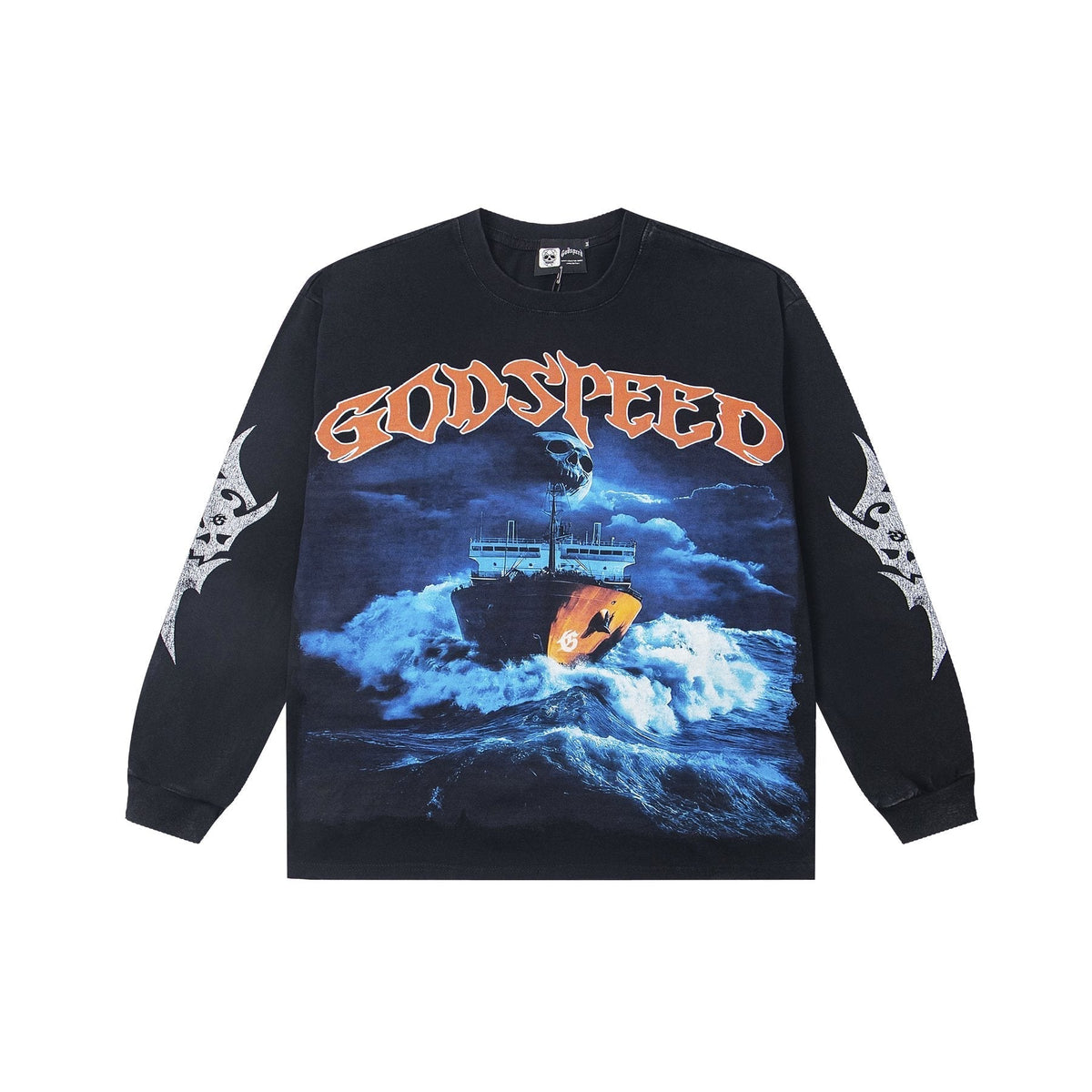 Godspeed Ship Graphic Long-Sleeve T-Shirt