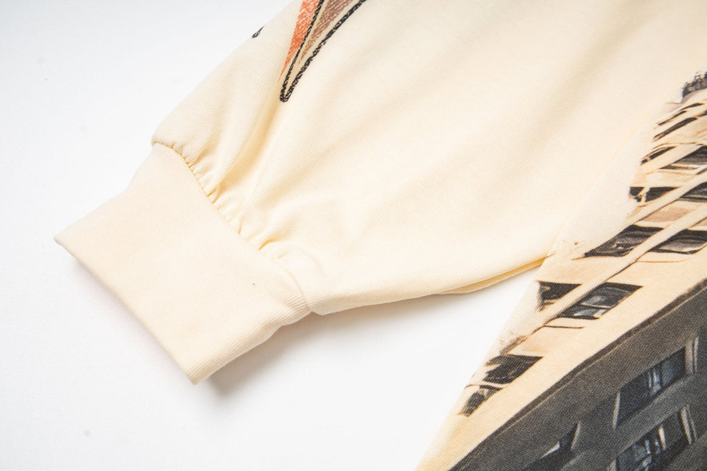 Godspeed White Ink Graphic Long-Sleeve T-Shirt