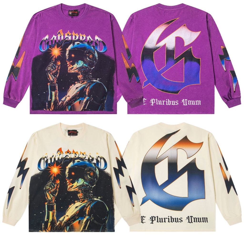 Godspeed E Pluribus Unum Washed Long-Sleeve T-Shirt