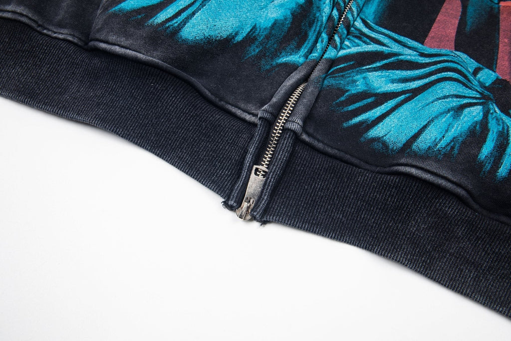 Godspeed Out of Many One All-Over Print Zip Hoodie