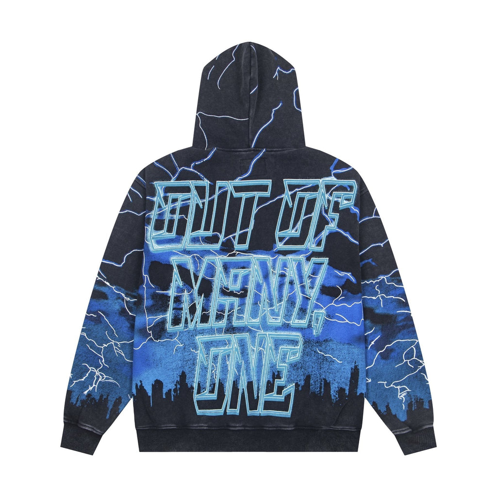 Godspeed Out of Many One All-Over Print Zip Hoodie