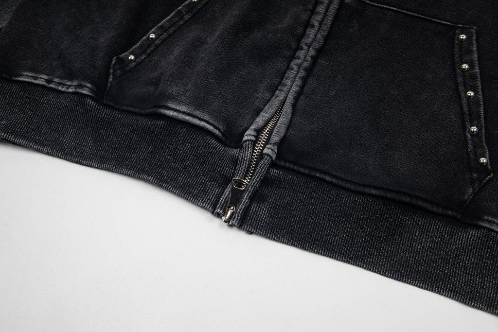 Godspeed Rhinestone-Style Zip Hoodie