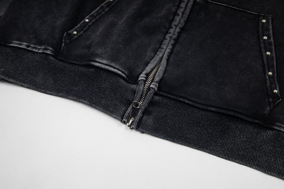 Godspeed Rhinestone-Style Zip Hoodie