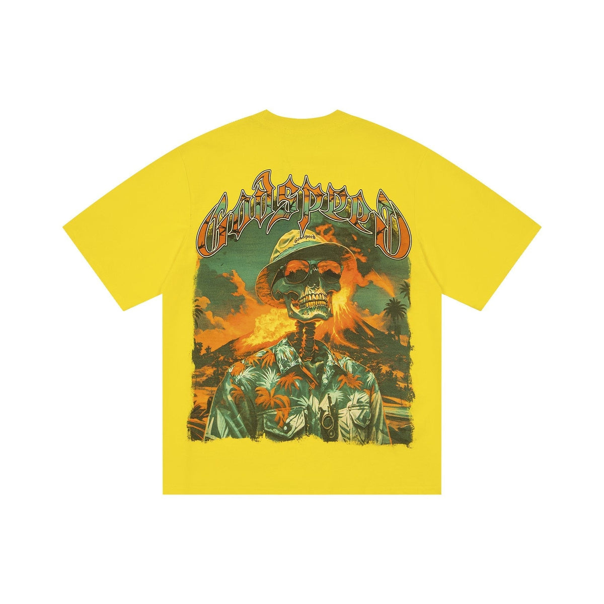 Godspeed Skeleton Back Graphic T-Shirt