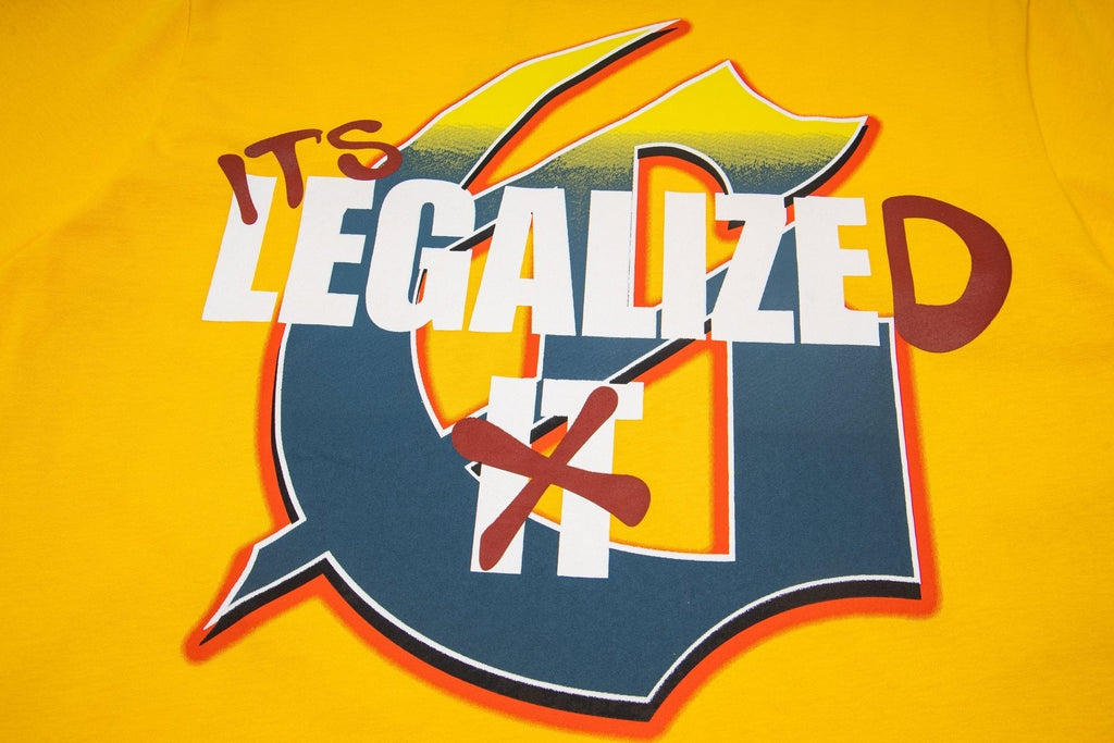 Godspeed It's Legalized Skeleton Palm Graphic T-Shirt