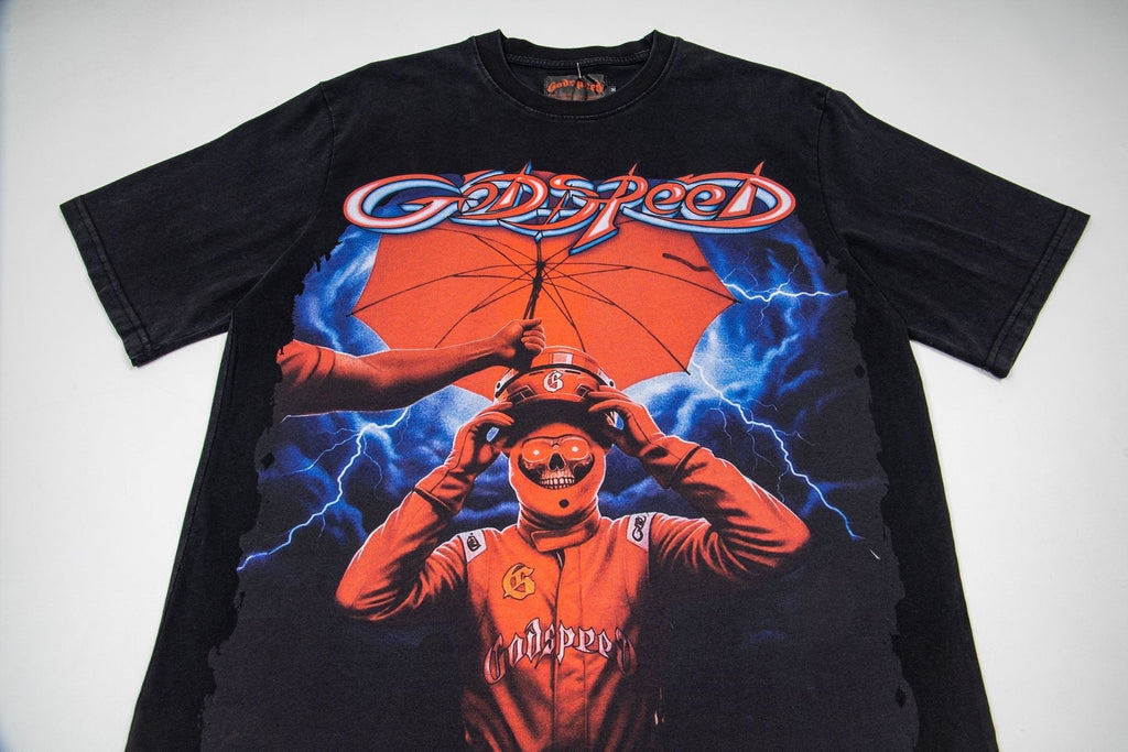 Godspeed Baseball Umbrella Graphic T-Shirt