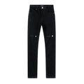 R+A Play/Pause Embroidered Black Jeans