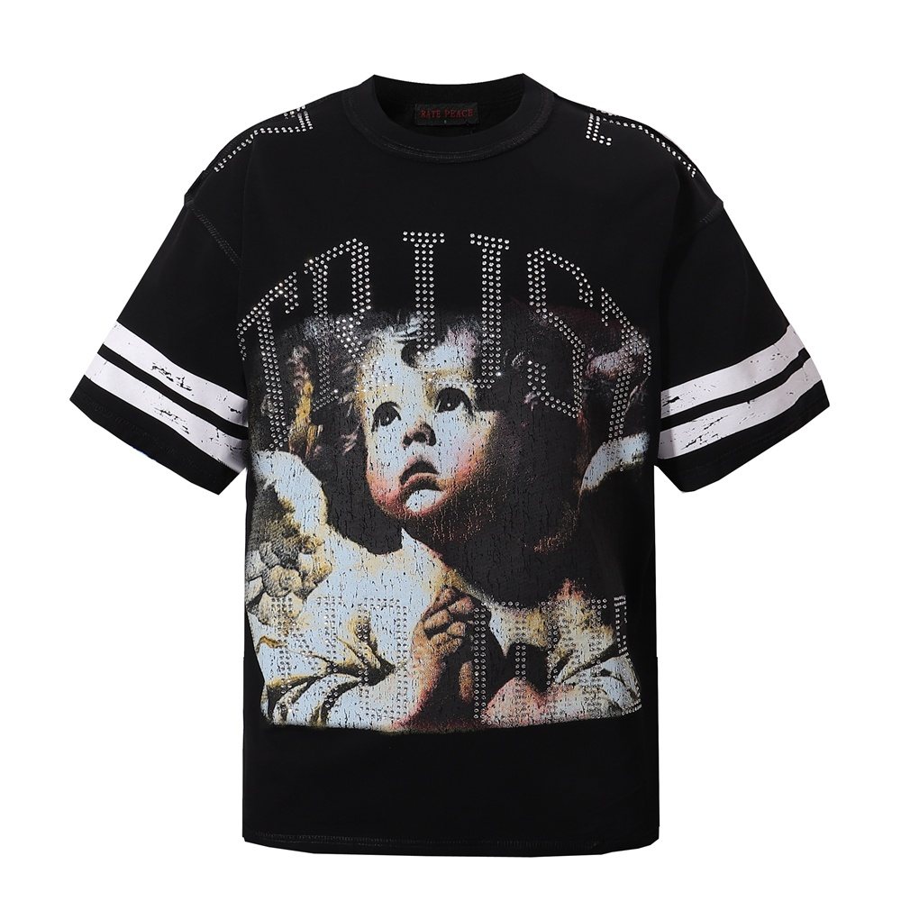 RARE PEACE Little Angel 77 Graphic T-Shirt