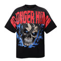 RARE PEACE No Longer Human Skull Graphic T-Shirt