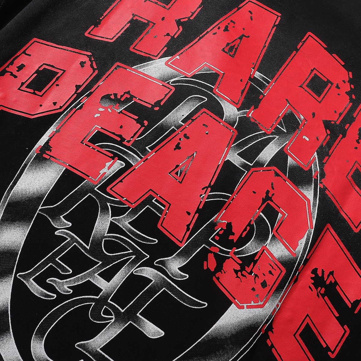 RARE PEACE No Longer Human Skull Graphic T-Shirt