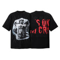 RARE PEACE It's OK To Cry Cropped Graphic T-Shirt