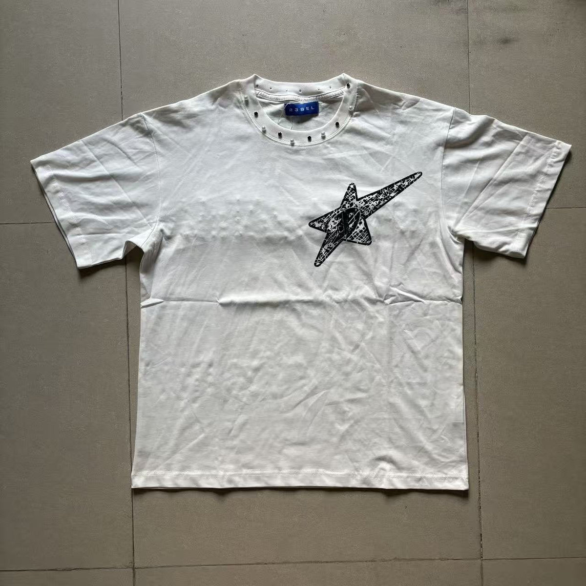 R3BEL 14 Saints Embellished Graphic T-Shirt