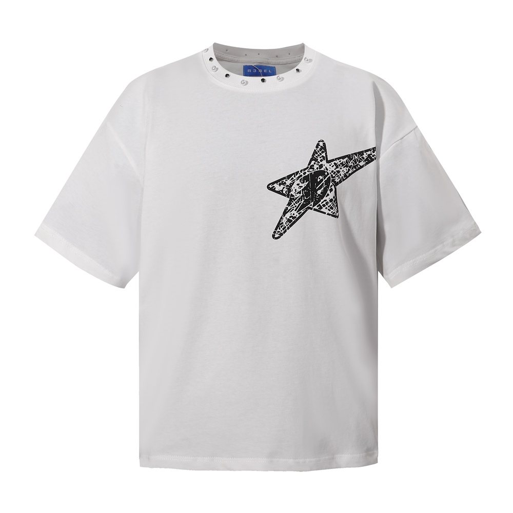 R3BEL 14 Saints Embellished Graphic T-Shirt