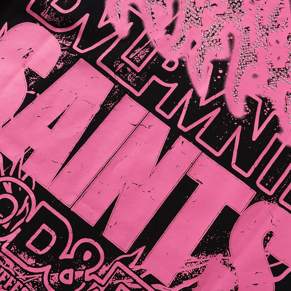 R3BEL 15 Saints Rhinestone Graphic T-Shirt