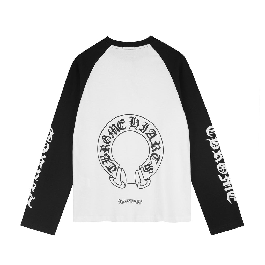 Chrome Hearts Sanskrit Script Raglan Long-Sleeve T-Shirt