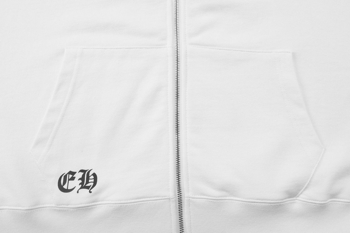 Chrome Hearts Horseshoe Graphic Zip Hoodie