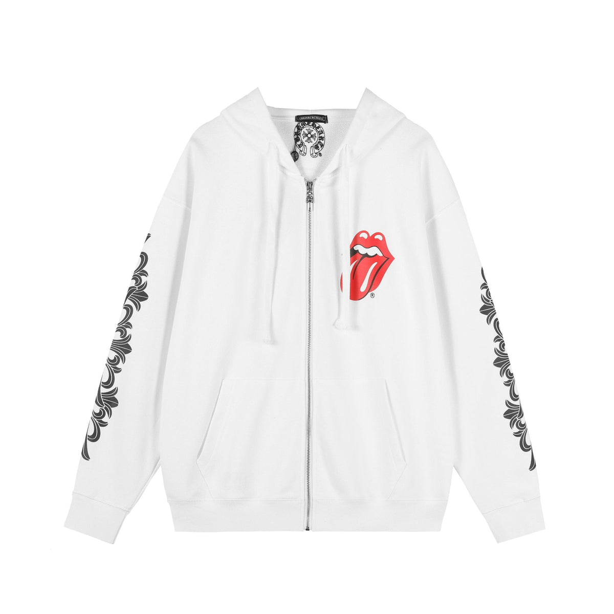 Chrome Hearts Sanskrit Graphic Zip Hoodie