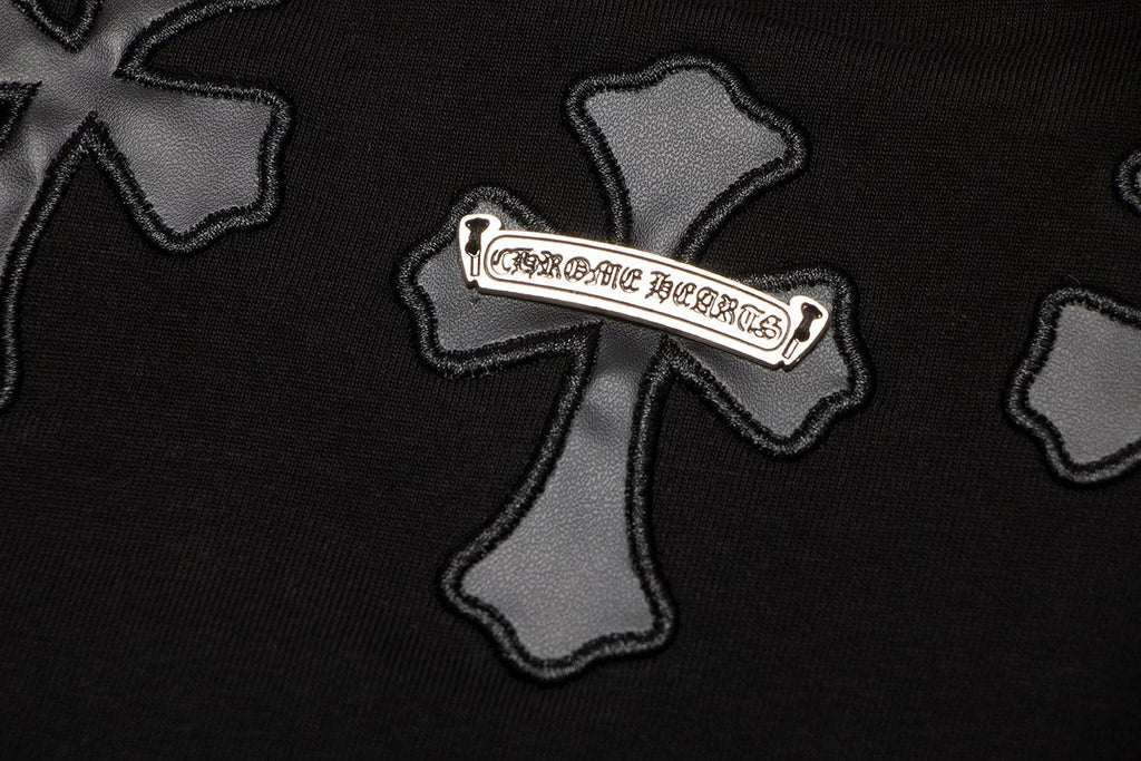 Chrome Hearts Cross Applique Short-Sleeve T-Shirt